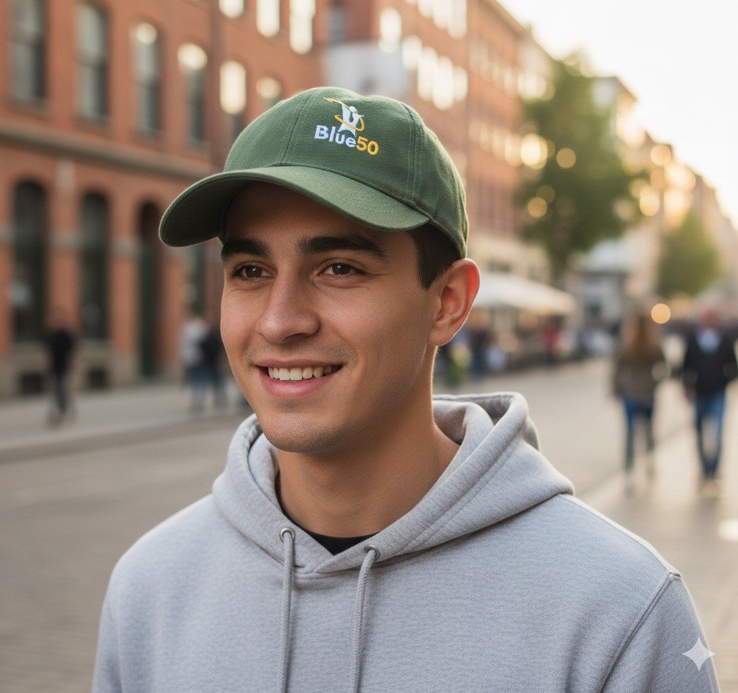 Blue50 Stylish Green Sports Cap