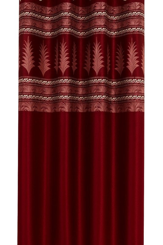 BLUE50 Premium Polyester Maroon Designer Curtain